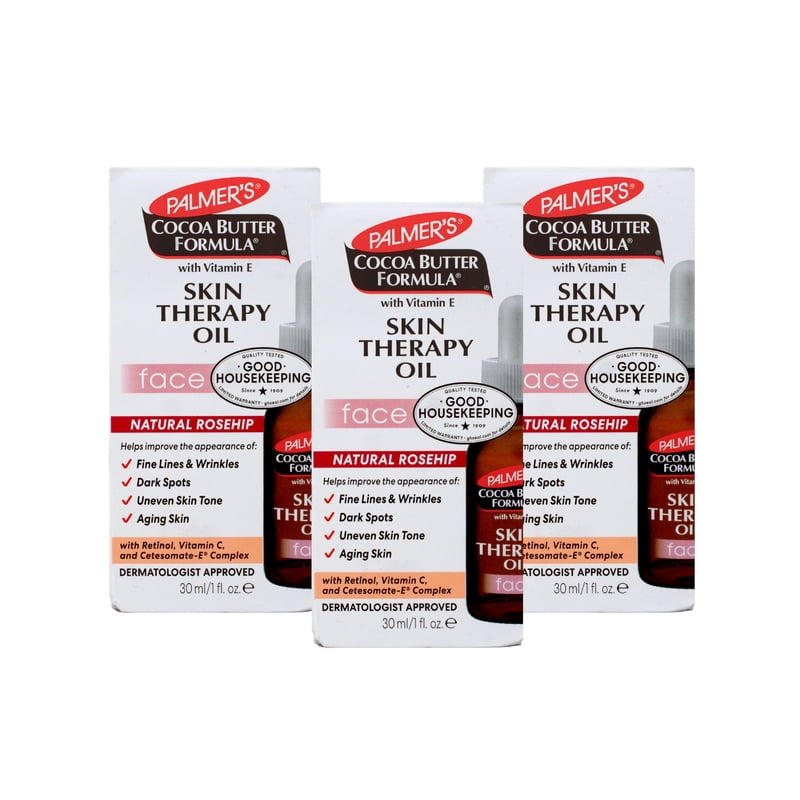 Palmer's Cocoa Butter Skin Therapy Oil for Face - Bulk Pack of 3