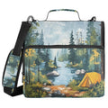 Waterproof 3 Ring Zipper Binder with Shoulder Strap 2 Inch Capacity