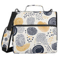 Waterproof 3-Ring Zipper Binder with Shoulder Strap, Holds 500 Sheets