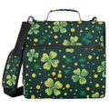Waterproof 3-Ring Zipper Binder with Shoulder Strap, Holds 500 Sheets