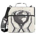 Waterproof 3-Ring Zipper Binder with Shoulder Strap, Holds 500 Sheets