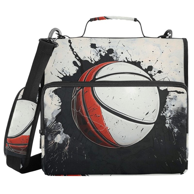 Waterproof 3-Ring Zipper Binder with Shoulder Strap, 2-Inch D-Ring, 500 Sheets Capacity