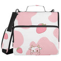 Waterproof 3-Ring Zipper Binder with Shoulder Strap, Holds 500 Sheets, Multiple Colors