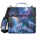 Waterproof 3-Ring Zipper Binder with Shoulder Strap, Holds 500 Sheets