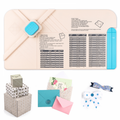 3-in-1 Craft Punch Board for Envelopes, Gift Boxes & Bows | All-in-One DIY Tool