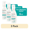 (3 Pack) Aveeno Calm + Restore Redness Relief Foaming Facial Cleanser 6oz