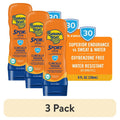 SPF 30 Sunscreen Lotion for Active Lifestyle - Water & Sweat Resistant 3 Pack
