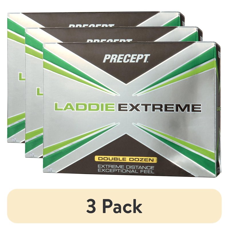 Premium Golf Balls 24 Pack - White, Long Distance & Soft Feel