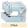 Portable Embroidery Sewing Machine with 17 Stitches and Accessories