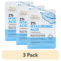 Hydrating Hyaluronic Acid Sheet Face Mask - 3 Pack & Multiple Sizes