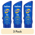 Bulk SPF 70 Sunscreen Lotion for Active Outdoor Use - 3 Pack, 7 fl oz