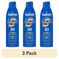 Water-Resistant SPF 30 Sunscreen Spray 3 Pack - Outdoor Sun Protection