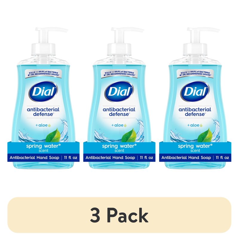 Antibacterial Liquid Hand Soap with Aloe Vera - Multiple Pack Sizes