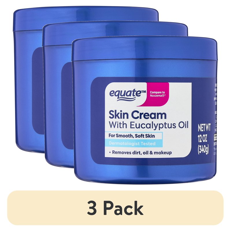 Eucalyptus Skin Cream - Moisturizing Body & Face Lotion, 12 oz