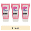 Pink Grapefruit Foaming Acne Scrub 3 Pack - Salicylic Acid Cleanser for Acne-Prone Skin