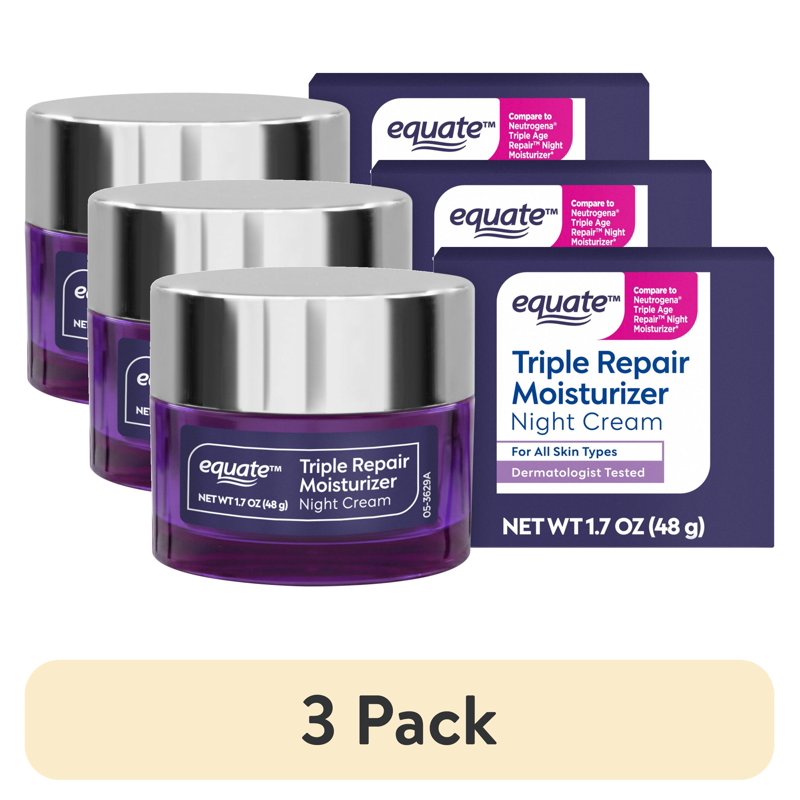 Multipack Night Moisturizer for Dry & Mature Skin - 3 Pack, 1.7 oz