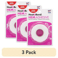 Heavy Weight Hem Iron-On Adhesive Tape for Fabrics 3 Pack - White