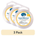 3 Pack Stretch Jewelry Cord 75ft Clear Flexible Beading String for Crafts