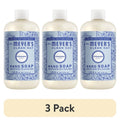 Hydrangea Scent Liquid Hand Soap - Moisturizing & Garden-Inspired, 3 Pack