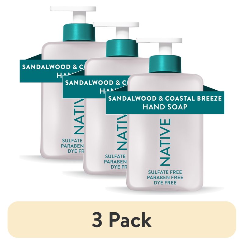 Liquid Hand Soap Pack - Sandalwood & Coastal Breeze Scent, 13 fl oz Multiple Sizes