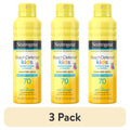 Kids Sunscreen Spray SPF 70 - Water-Resistant Broad Spectrum Sun Protection, 6.5 oz (3 Pack)