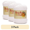 Cotton Yarn Pack - 3 Pack Worsted Weight 100% Cotton for Knitting & Crocheting