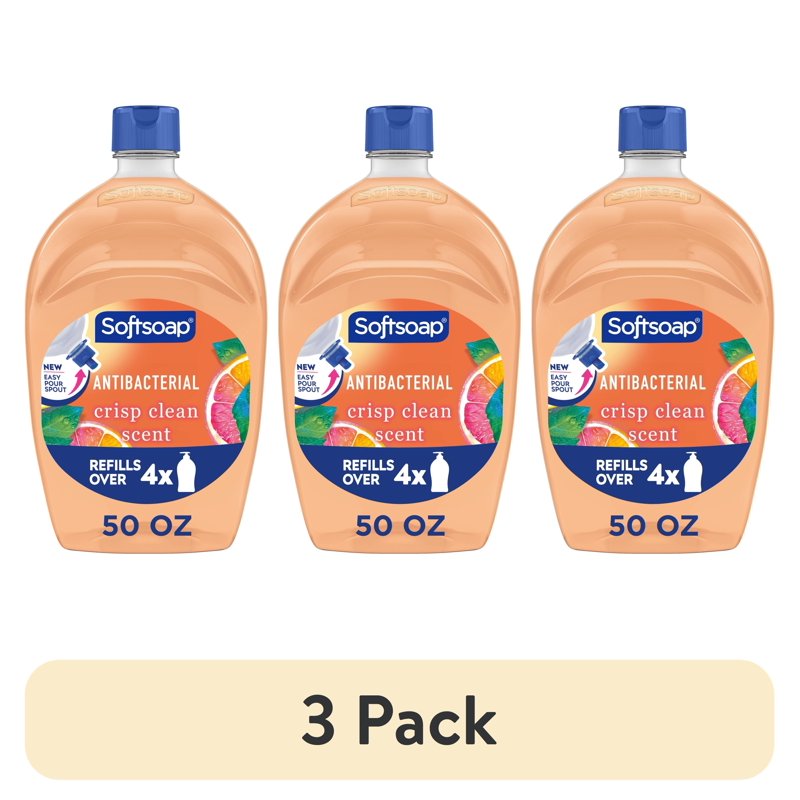 Softsoap Antibacterial Liquid Hand Soap Refill Pack - Crisp Clean Scent