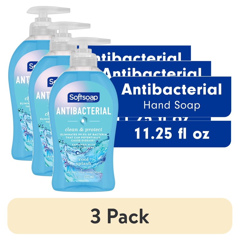 Antibacterial Hand Soap with Moisturizers - Cool Splash Scent, 11.25 fl oz