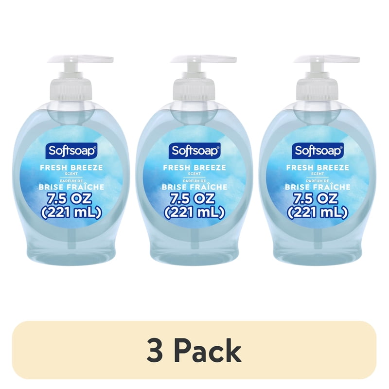 Liquid Hand Soap - Fresh Breeze Scent, 7.5 Fl Oz, Pack Options