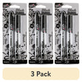3 Pack Fabric Markers with Fine and Brush Tips - Permanent & Washable