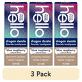 Kids Fluoride Toothpaste with Blue Raspberry Flavor - 4.2 Oz Pack of 3
