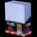 3x4 Card Toploader Holders Pack of 25 - Clear Rigid Plastic Protectors