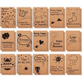 30 Pack Kraft Notebooks with Inspirational Covers - Mini Pocket Journals for School & Daily Use