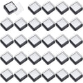 30 Pcs Blank Ink Pad Set for DIY Crafts & Stamp Making - Refill & Customization