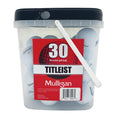 Recycled White Golf Balls - Pack Size Options Available, Titleist Used Balls
