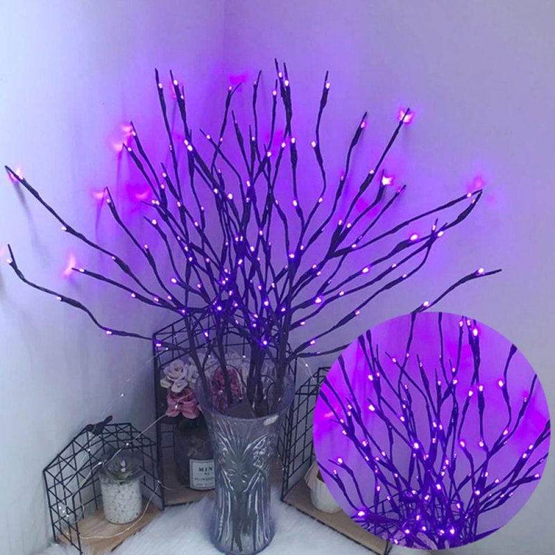 30-Inch Branch Twig LED Lights for Vase Decorations Indoor - Flexible Tree Branches, 20 Lights
