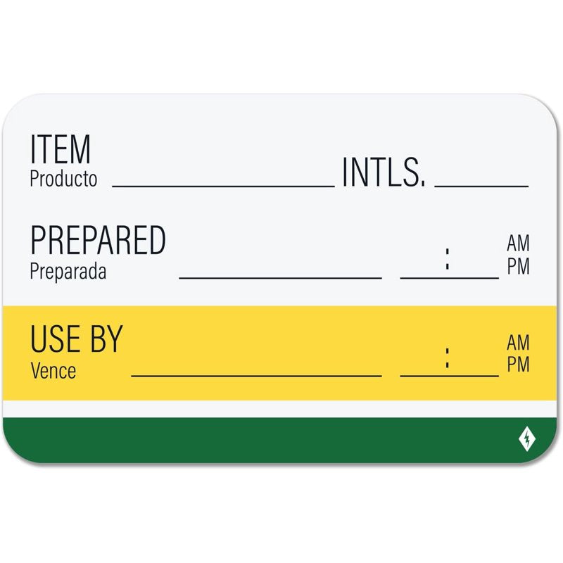 300pcs Food Shelf Life Labels - Removable Adhesive, 2x3 Inches