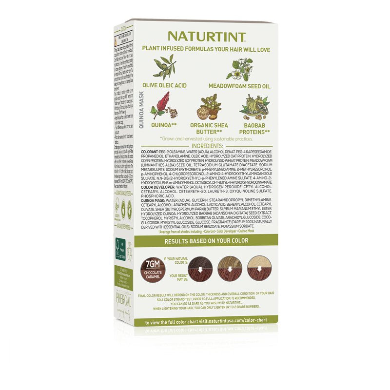 Natural Hair Color - Permanent, Long-Lasting, Vegan & No Ammonia - Multiple Shades