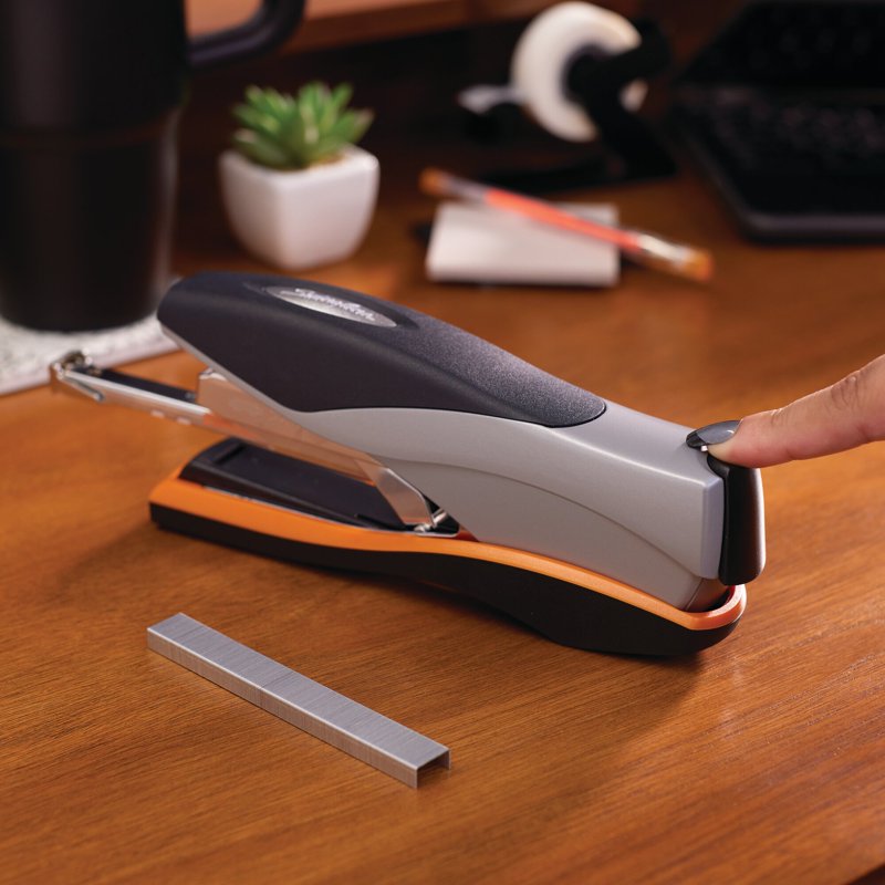 Swingline Optima 40 Desk Stapler - Reduced Effort, 40 Sheet Capacity, Silver