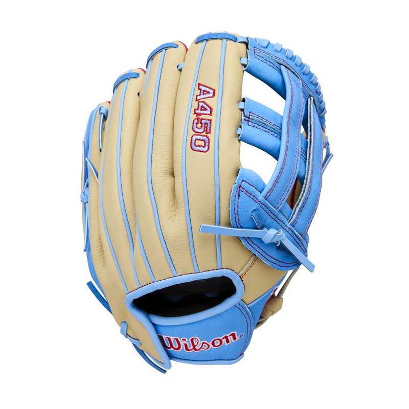 Youth Baseball Glove 12 Inch A450 Series Durable Leather Right Hand Throw