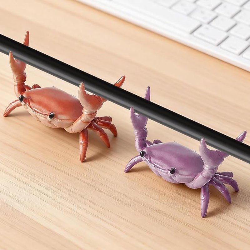 Crab Pen Holder Desk Organizer, Cute Small Item Storage for Office & Home
