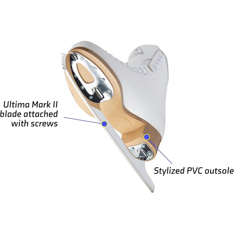 Women’s Classic Figure Skates with Supportive Reinforced Vinyl Uppers – Jackson JC500 Series