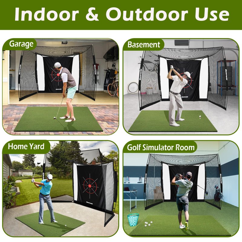 Bearwill Golf Mat 5ft x 4ft Practice Hitting Mat - 31mm High-Density Turf