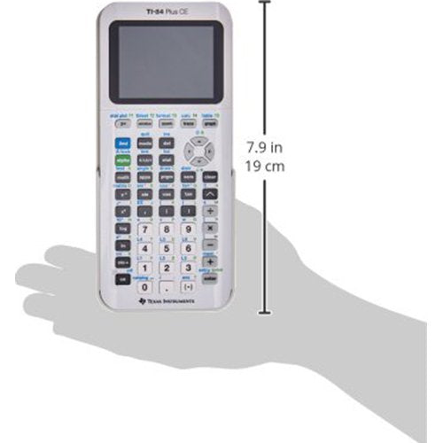 Color Graphing Calculator with Backlit Display and Rechargeable Battery