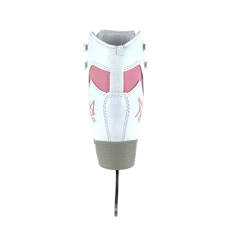 Girls Ice Skates with Soft Boot & Pink Trim - Youth Figure Skates