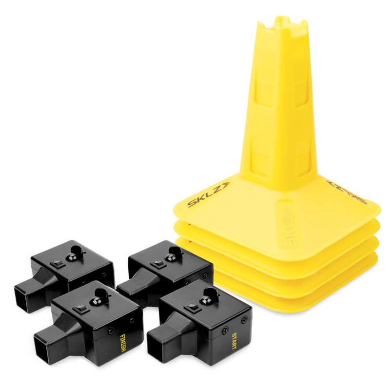 Speed Training Gates Set - Agility Speed & Reaction Timer with Cones