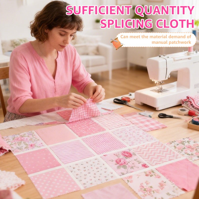 Cotton Patchwork Charm Pack for Quilting and Sewing - 126 Pieces