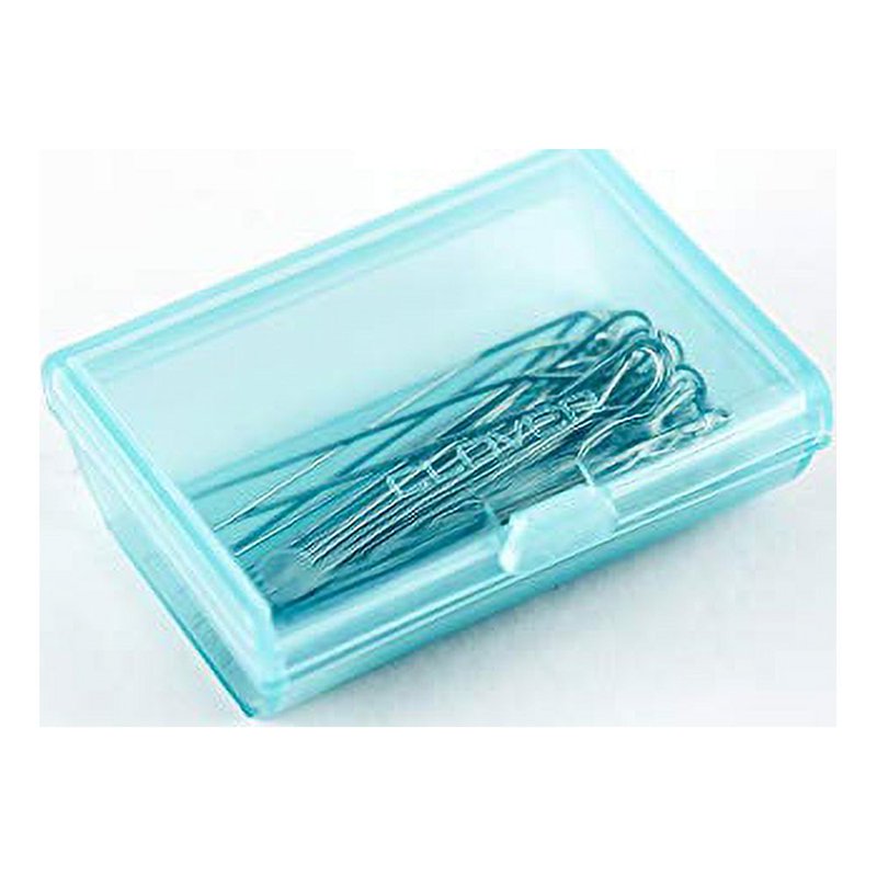 240 Fork Pins for Sewing Crafts - U-Shaped, Fine Shaft, Reclosable Case