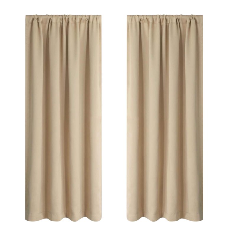 Blackout Curtains Thermal Insulated Long Room Darkening Panels for Bedroom Living Room Patio