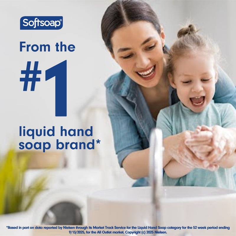 Antibacterial Liquid Hand Soap with Moisturizers - Cool Splash Scent, 50 Fl Oz